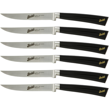 Elegantes 6-teiliges Messerset - Schwarz