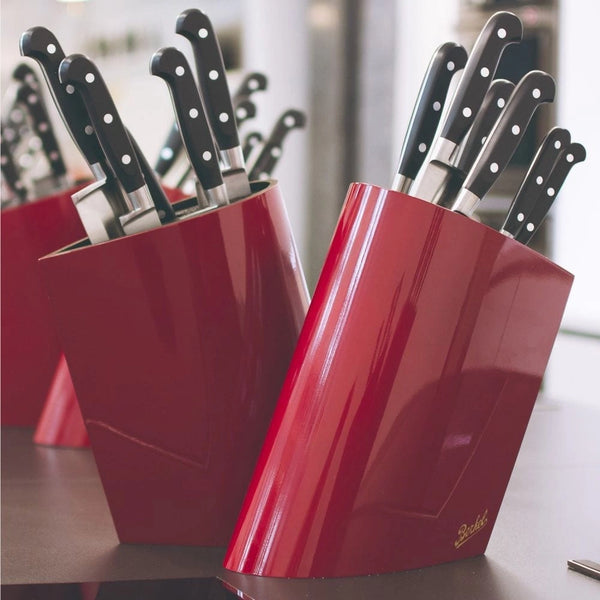 Knife block red