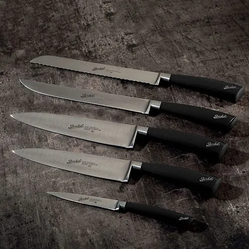 Elegance Messerblöcke Sense Schwarz + Elegance Set mit 5 chef-Messern – Bild 4